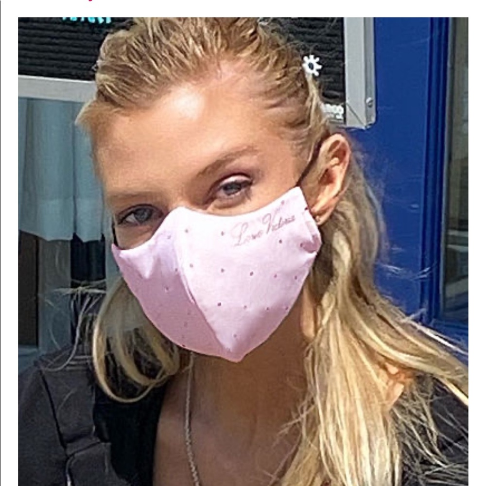 New Victoria Secret Pink/Polka for Face Mask